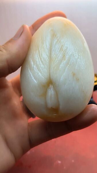 女陰 ヌードメノウ 貴重 天然芸術品 生命の源 女性器 趣味 天然石 極美品 瑪瑙 彫刻 彫り物 a765529