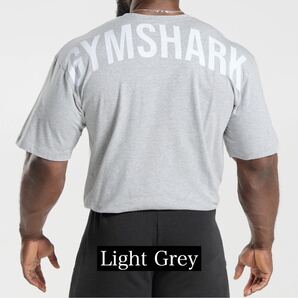 GymShark Power Tシャツ ジムシャーク トレーニングウェア Grey サイズ M