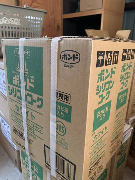 ★★送料無料!★★コニシ★シリコーン ホワイト★新品20本セット★★