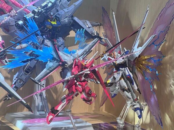 HG 1/144 インフィニットジャスティスガンダム弐式エフェクトパーツ + 専用台座 セット