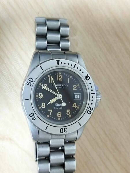 ハミルトンHAMILTON Khaki 8587B クォーツ 腕時計 不動品