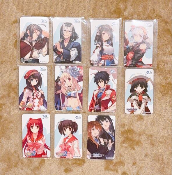 【新品】アトレ秋葉原 × 大アクアプラス祭 WHITE ALBUM 2 うたわれるもの ToHeart2 特典カード ハク 冬馬かずさ 小木曽雪菜 15種セット