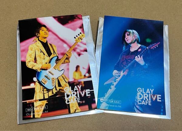 GLAY カフェ DRIVE ステッカー JIRO HISASHI