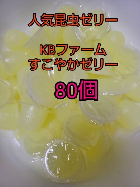 【人気昆虫ゼリー】すこやかゼリー16g 80個 クワガタ カブトムシ オオクワ ドルクスゼリー プロゼリー KBファーム モモンガ ハムスター