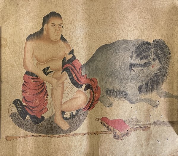 本物李朝時代の十六羅漢図(大作）