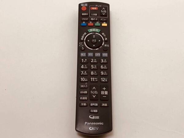 【パナソニック 純正 リモコン 11E10】動作保証 即日発送 N2QAYB000573 テレビ CATV チューナー用 TZ-LS300 TZ-LS200