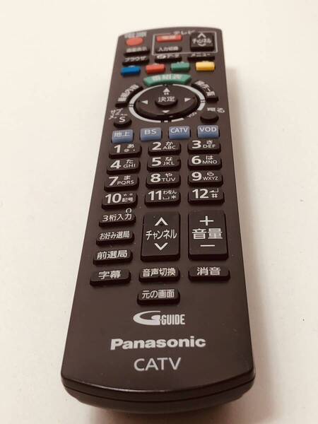 【パナソニック 純正 リモコン 10R05】動作保証 即日発送 N2QAYB000573 テレビ CATV チューナー用 TZ-LS300 TZ-LS200