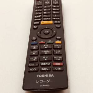 【東芝 純正 リモコン 11K20】動作保証 即日発送 SE-R0415 ブルーレイ DBR-C100 等