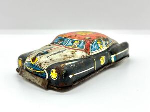 ブリキ 自動車 ミニカー おもちゃ 昭和レトロ アンティーク ビンテージ ヴィンテージ タクシー 乗り物 玩具 お菓子 おまけ 明治 meiji