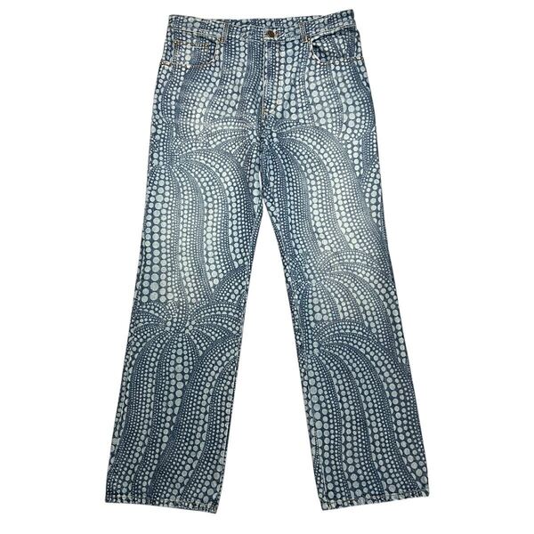 LOUIS VUITTON × Yayoi Kusama 2023AW “Pumpkin Dot” Cotton Denim Pants ルイヴィトン 草間彌生 パンプキンドット コットンデニム