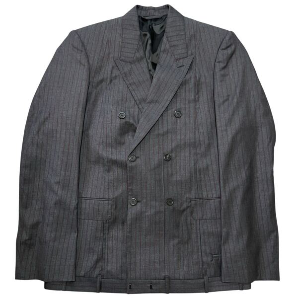 BALENCIAGA 2023Winter Pinstripe Tailoring Wool Deconstructed DB Jacket バレンシアガ デコンストラクト ダブルジャケット 新品未使用品