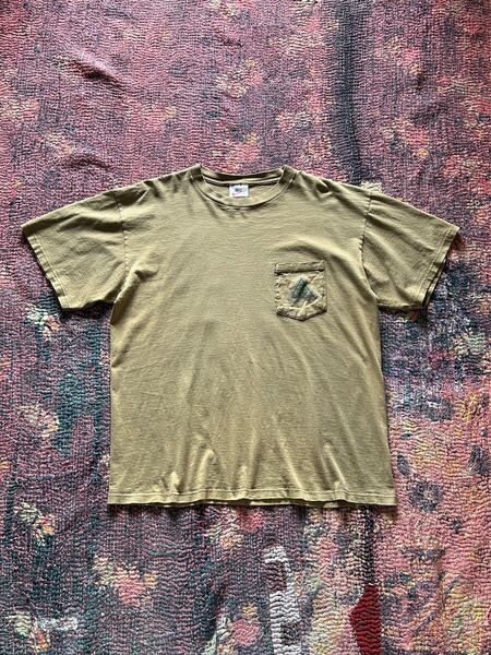 NIKE ACG POCKET TEE / 90S ナイキ エーシージー USA製 ポケットTシャツ L ポケT アウトドア 短丈 古着 大きめ