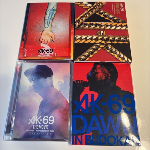 AK-69 ライブDVD4枚セット売り
