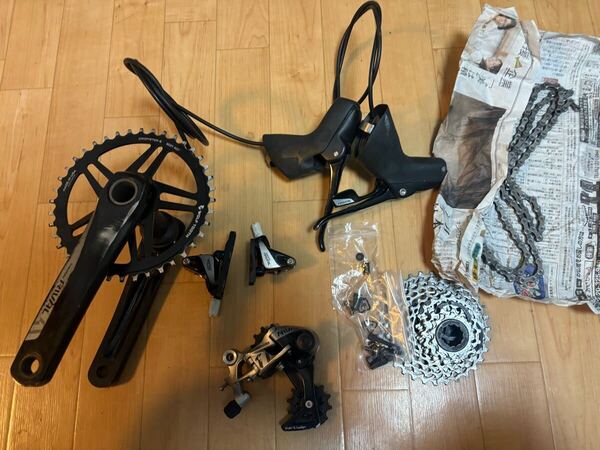 SRAM RIVAL1 油圧ディスクブレーキ コンポセット フロンドシングル 11速