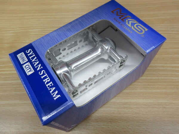 MKS/三ヶ島ペダル SYLVAN STREAM/シルバンストリーム シルバー 新品
