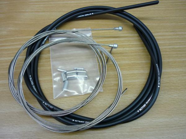 シマノ純正 SLR ロード用 ブレーキワイヤーセット/ブラック アウター+インナー