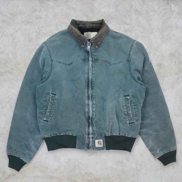 古着 USA製 CARHARTT SANTA FE JACKET GREEN カーハート サンタフェジャケット【Vintage】