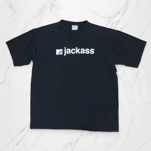 古着 00s MEXICO製 ALL SPORT T-SHIRTS MTV JACKASS BLACK Tシャツ ジャッカス シングルステッチ 【Vintage】