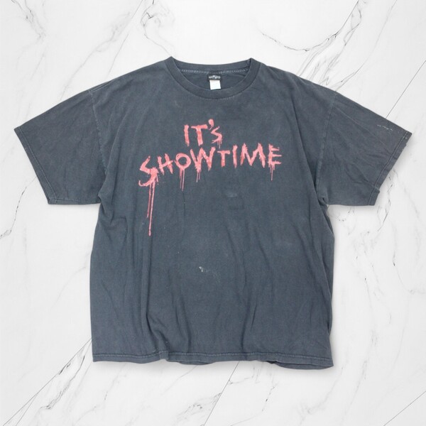 古着 MEXICO製 UNIVERSAL STUDIOS T-SHIRTS WASHED BLACK Tシャツ ムービーT【Vintage】