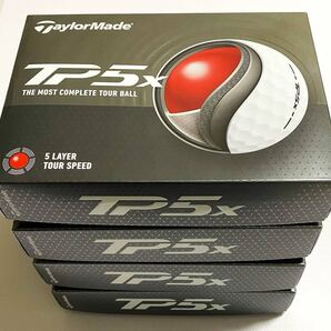 ★送料無料★新品★4ダース 48個★テーラーメイド TP5X 2024年モデル★ホワイト★ゴルフボール★TaylorMade★