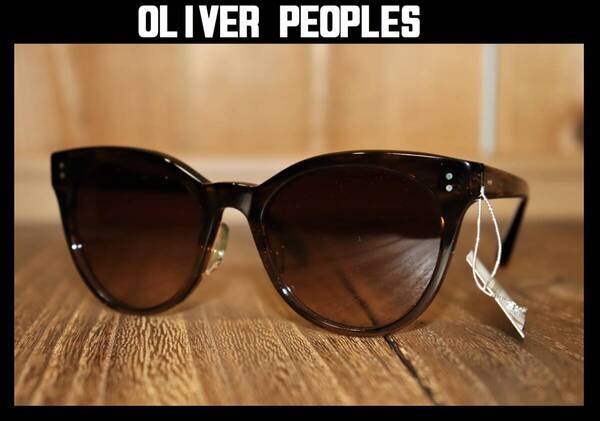 送料無料 即決【未使用】 OLIVER PEOPLES ★ Lassen サングラス ★ オリバーピープルズ オプテック期 べっ甲模様 ブラウン WSTN 併