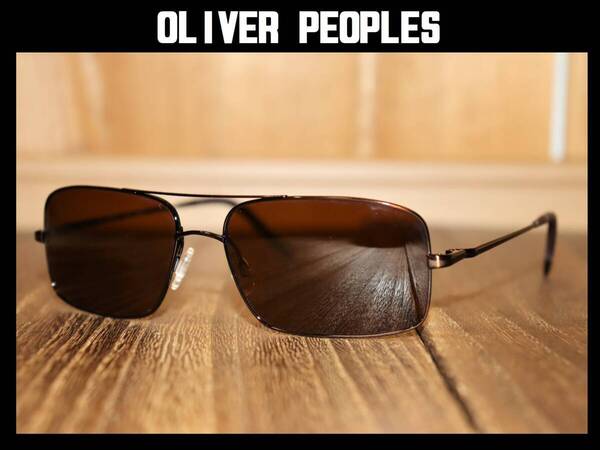 送料無料 即決【未使用】 OLIVER PEOPLES ★ Aric VFX Polarized サングラス (偏光) ★ オリバーピープルズ オプテック期 国内正規品 併