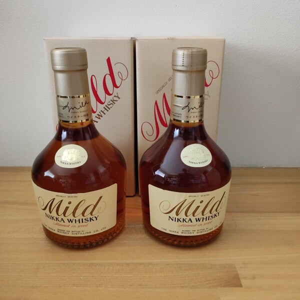 未開栓 2本 古酒 ニッカ 特急 マイルドニッカ ウイスキー ニッカマイルド 760ml 43%