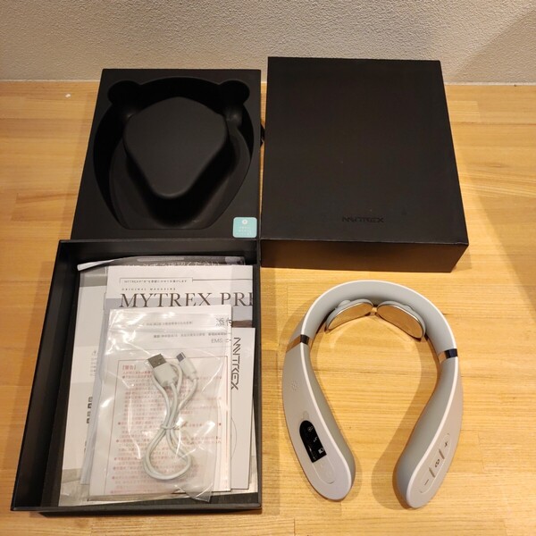 美品 MYTREX 低周波治療器 EMSヒートネック MYTREX EMS HEAT NECK MT-EHN22W