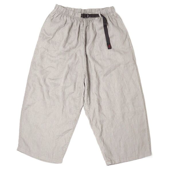 GRAMICCI LINEN BALLOON PANTS【F】グレーベージュ グラミチ リネンバルーンパンツ ワイド サルエル 麻 アウトドア クロップド GLP-18S028