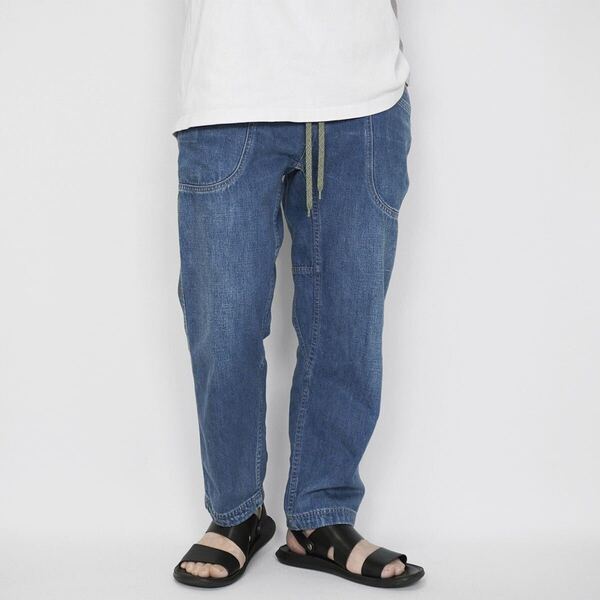 GOHEMP VENDOR ANKLE CUT PANTS【28】USED WASH ゴーヘンプ べンダーアンクルカットパンツ クロップド テーパード アウトドア ジーンズ