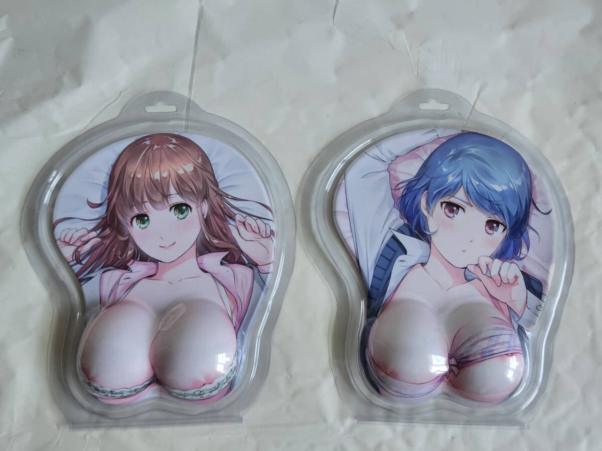 ドメスティックな彼女　マウスパッド　陽菜＆瑠衣セット２ Amazon.co.jp: ドメスティックな彼女 おっぱいマウスパッド 陽菜
