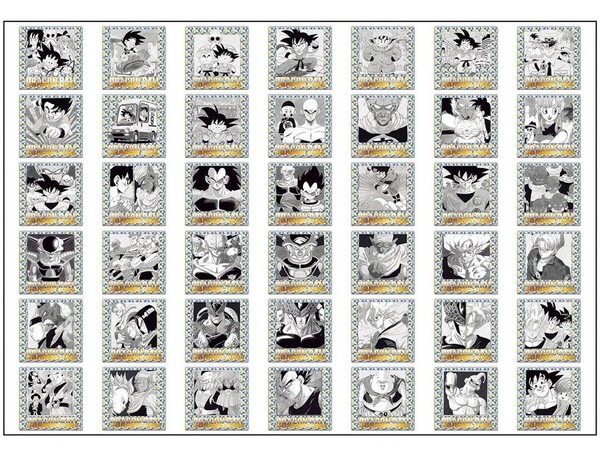 ドラゴンボール40周年記念オリジナルイラストレーション シールウエハース全42種 フルコンプ 内袋未開封