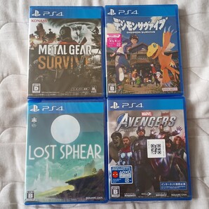 PS4 新品未開封 プレステ4 シュリンク付き ソフト4本セット プレイステーション4 PS4