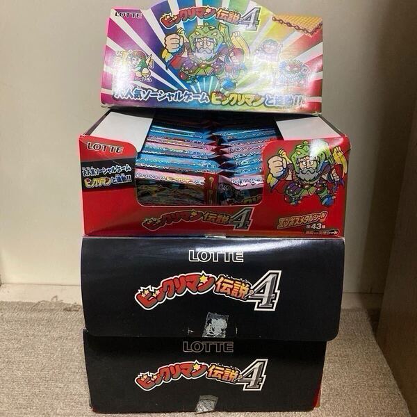 ビックリマン伝説4 未開封箱×2+28個入り箱 ヘッドロココ ブラックゼウス ネロ魔身