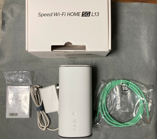 ZTE Speed Wi-Fi HOME 5G L13 ホームルーター ZTR02 楽天モバイル設定済