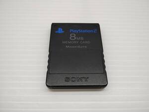 PS2用 メモリーカード SONY SCPH-10020 ブラック 認識確認済み PlayStation2 PS2 プレステ2