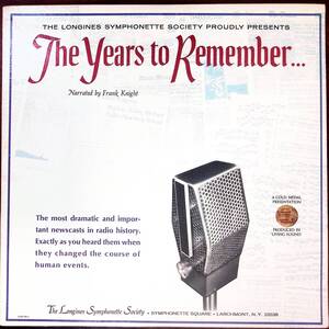 LONGINES SYMPHONETTE THE YEARS TO REMEMBER FRANK KNIGHT EXC バイナル LP 211-84 海外 即決