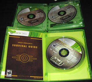 Fallout 3 Game of the Year + New Vegas Ultimate Edition (Xbox 360) Lot of 2 海外 即決