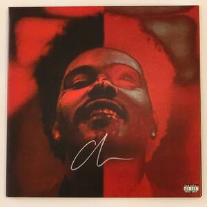 The Weeknd After Hours Deluxe 2LP バイナル Limited Autograph Signed 12" Record 海外 即決