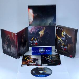 Nioh 2 Special Edition PS4 CIB W/ Steelbook + Artbook - PlayStation 4 海外 即決
