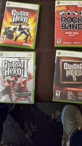XBOX 360 Gutar Hero Lot 海外 即決