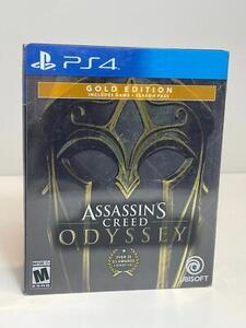 Assassin’s Creed Odyssey Gold Edition PS4 PlayStation 4 CIB Steelbook Slip Cover 海外 即決