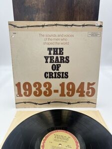 Various Artists The Years Of Crisis 1933 1945 LP バイナル Record Album 海外 即決