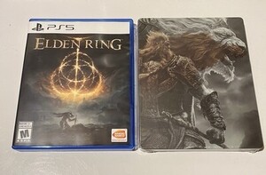 Elden Ring Steelbook w/ PlayStation 5 PS5 Game Limited Edition Lot of 2 海外 即決