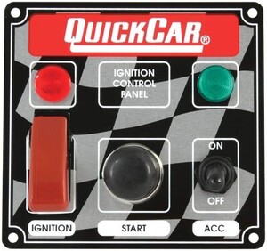 QuickCar Ign. Panel 2 Switch w/Lights 50-023 海外 即決