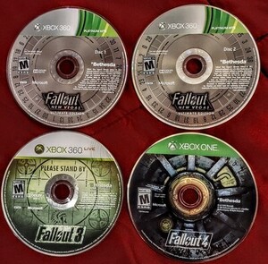 Fallout New Vegas Ultimate Edition & Fallout 3 4 Xbox 360 (Xbox One) Game Lot 海外 即決