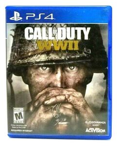 Call of Duty WW2 II PS4 (Sony Playstation 4, 2017) (M6) 海外 即決