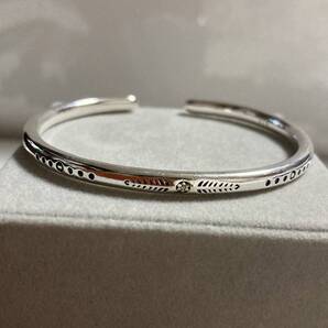 【匿名配送】バングル シルバー 刻印925 ブレスレット アメカジ ネイティブ ヴィンテージ インディアンジュエリー ボヘミアン