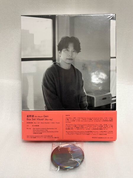 星野源 「Gen」 Visual (初回限定盤) BOX+CD+2Blu-ray 特典缶バッジ付+初回プレス特典 追加公演応募用シリアルナンバー封入