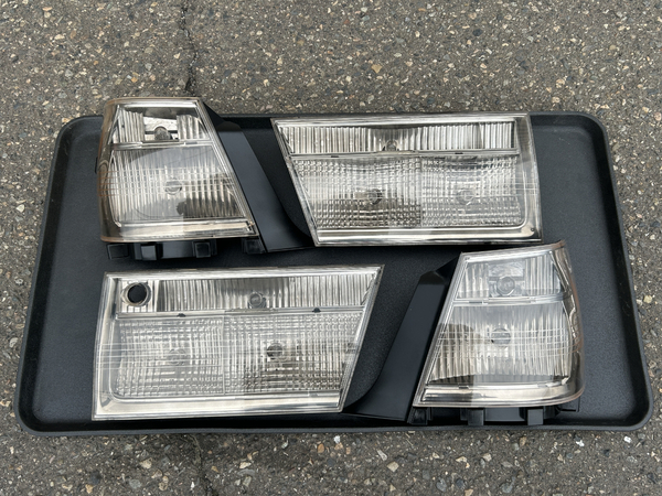 超希少トヨタ17クラウン用クリアスモークテールランプ純正加工品!旧車絶版当時物VIP GS171/JZS171/JZS173/JZS175/JKS175/JZS179